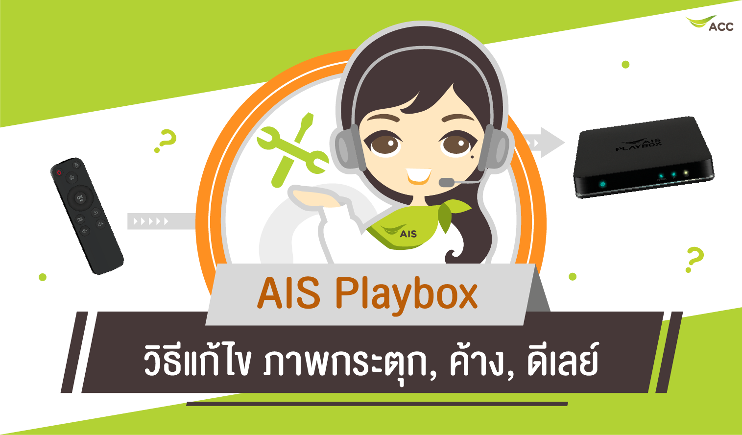 การแก้ไขปัญหาเบื้องต้น เกี่ยวกับกล่อง PLAYBOX