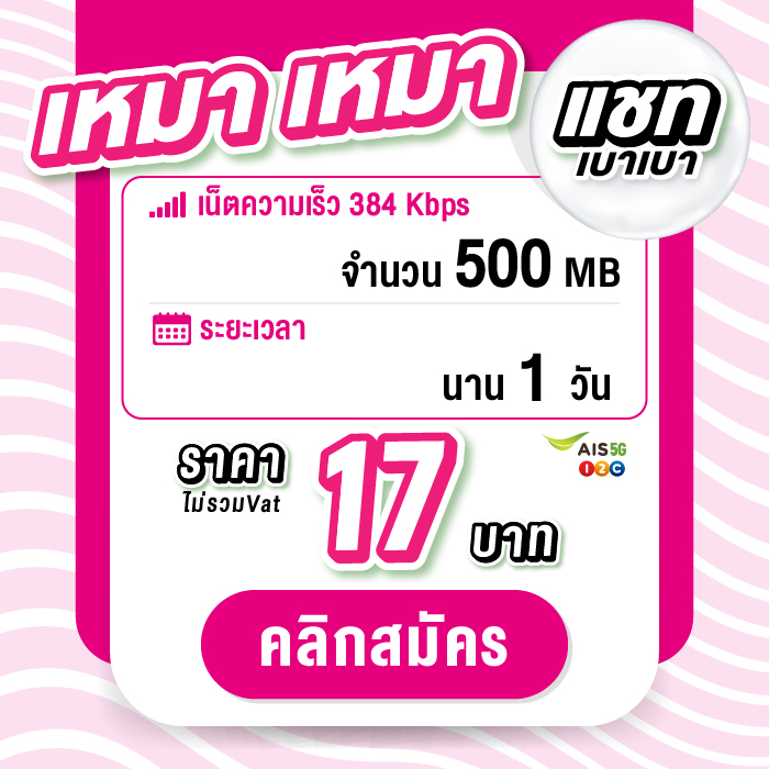 maomao_17baht_1day_500MB